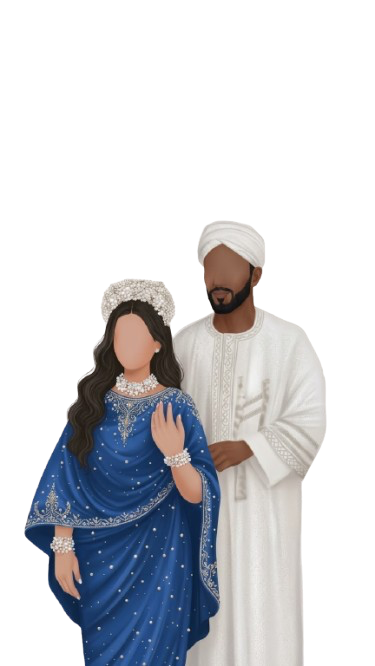 شهلاء ومازن بالزي السوداني